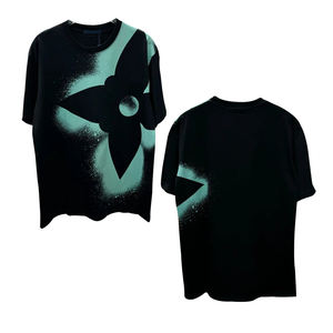 Camiseta extragrande de 100% algodón con diseño personalizado para hombre, ropa informal transpirable de estilo cuadrado pesado con cuello redondo y ajuste cómodo - Product Image 6