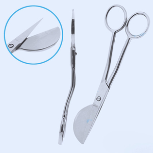 Service OEM/ODM – Ciseaux ergonomiques à bec de canard de 6 pouces en acier inoxydable pour la broderie et la coupe de vêtements - Product Image 4