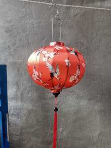 Farol Vietnamita de Bambú de Gran Tamaño, Ecológico, con Diseño de Flores Pintadas, Decoración para el Hogar, Artesanía Tradicional para Año Nuevo - Product Image 5