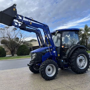 Para LOVOL TB754 75HP Rueda Tractor 4x4 Dirección asistida hidráulica Embrague de 2 etapas Air Con Cab Válvula multidireccional Shuttle Shift 12 + 12 - Product Image 6