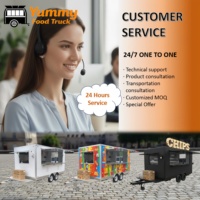 Camión de Comida Personalizado, Remolque de Comida Móvil, Carritos de Cerveza, Helados y Café para Exteriores, Remolques de Comida Totalmente Equipados