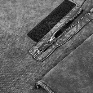 Hoodies délavés à l'acide pour l'hiver, hoodies délavés à l'acide de couleur unie, vêtements de mode, hoodies délavés à l'acide - Product Image 5