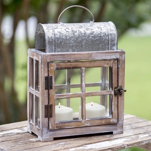 Luxury Antique Finishing Metal Lantern Latest Hanging Design with Multiple Shaped Candle Holder for Home Decoration - Product Image 3