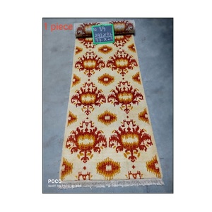 Tapis de couloir élégant en laine 100% noué à la main de 10mm d'épaisseur avec pile en boucle antidérapant pour les couloirs étroits et les ensembles de tapis coordonnés - Product Image 5