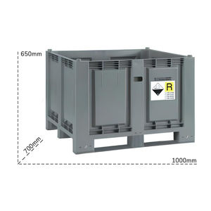 Contenedor Carvel 1000x700x650mm PP para recoger pilas usadas, 300lt - Product Image 3