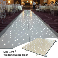 Piste de danse LED avec étoile lumineuse Piste de danse