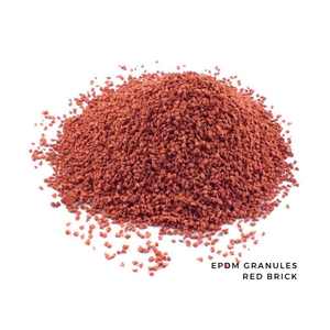 เม็ดยาง EPDM สีแดงอิฐ ST101 Primelay PrimoFlex สำหรับปูพื้นสนามเด็กเล่นกลางแจ้ง หนา 1-4 มม. น้ำหนัก 25 กก./ถุง เป็นมิตรกับสิ่งแวดล้อม - Product Image 1