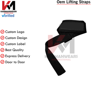 Correas de Levantamiento de Pesas con Acolchado de Neopreno, Correas de Soporte para Muñecas, Entrenamiento de Fuerza en Gimnasio, Soporte Duradero para Muñecas, Hombres y Mujeres - Product Image 3