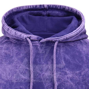 Marque privée personnalisée, sweats à capuche solides décontractés en coton mélangé polaire pour l'hiver vente directe d'usine quantité minimale de commande bas pour hommes - Product Image 5