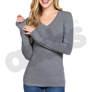 Nueva Camiseta de Mujer Lisa de Primera Calidad al por Mayor 2025, Camiseta Informal de Verano para Mujer - Product Image 1