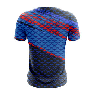 Camiseta de Fútbol Estilo Vintage, Clásica, Retro, Transpirable, Ligera, de Manga Corta, Cuello en V, 100% Poliéster - Product Image 2