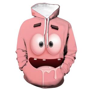 เสื้อมีฮู้ดพิมพ์ลายซับลิเมชันสุดทันสมัยผ้ามีฮู้ดขนาดใหญ่พิเศษพิมพ์ลาย - Product Image 1