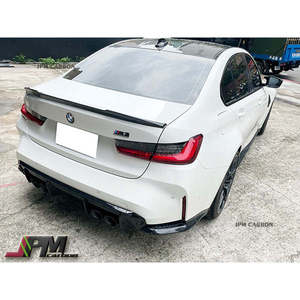 Jpmcarbon CS รถสปอยเลอร์ท้ายเป็ดคาร์บอนไฟเบอร์สำหรับ2019-2025 BMW G28 G20 3-ชุดซีดานและ M3 G80 (ของใหม่ในกล่อง) - Product Image 3
