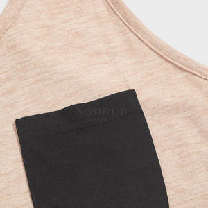 เสื้อกล้ามผ้าคอตตอนแขนกุดเข้ารูปเนื้อผ้าเบาระบายอากาศได้ - Product Image 3