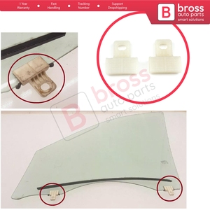 ตัวยึดกระจกประตูหน้าซ้ายหรือขวา BWR5050 สำหรับ Megane MK3 BZ0/1 DZ0/1 KZ0/1 Fluence L3 - Product Image 5