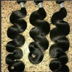 100% cuerpo ondulado cutícula alineada Color negro Natural suave indio extensiones de cabello humano crudo virgen mujeres pelucas de encaje completo - Product Image 5