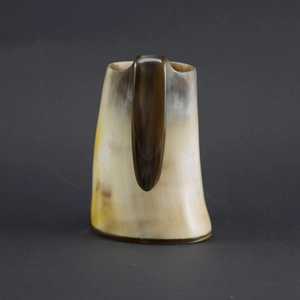 Tasse à bière Cool Beer Mug Buffalo Horn Cadeaux pour hommes Verres écologiques - Product Image 2