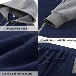 Venta al por mayor de diseño personalizado de alta calidad de moda Chándal XXL/XL tamaño hecho en Pakistán para la temporada de invierno con la característica del logotipo - Product Image 3