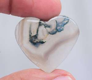 มอสส์อาเกตหัวใจ,พลอยโมราหลวมพลังแสงอาทิตย์แบบธรรมชาติราคาขายส่งจำนวนมากพร้อมขาย - Product Image 5