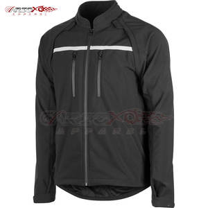 Veste Softshell de moto pour hommes d'aventure avec capuche coupe-vent et renfort au coude Veste Softshell de moto légère pour hommes - Product Image 5
