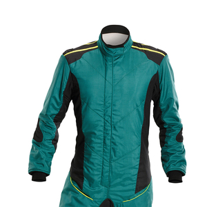 Traje de Carreras de Karting para Hombre de Talla Grande, Transpirable y de Alta Calidad, con Diseño de Cuello Alto, Manga Larga, Cierre Frontal Impermeable con Cremallera - Product Image 3
