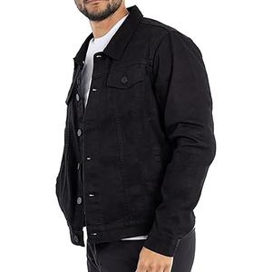 Nouvelle arrivée en stock marque de haute qualité logo pas cher lavage personnalisé denim vente en gros d'usine veste pour hommes pour hommes - Product Image 3