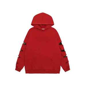 Meilleure vente Sweat à capuche en polaire pour homme de haute qualité, design délavé à l'acide, respirant, confortable, brodé, uni, teint, OEM - Product Image 6