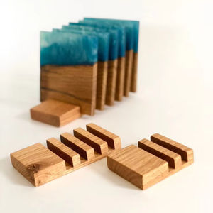 BOOST Resin Walnut <b>Wood</b> <b>Coasters</b> for Home Deco Epoxy Resin Wooden <b>Coaster</b> Custom Luxury <b>Coaster</b> for Drink - Product Image 1