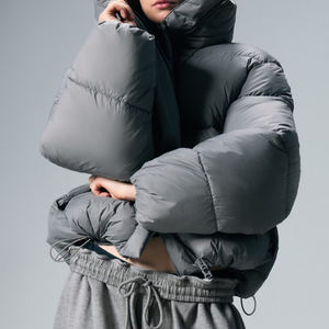 Chaqueta Acolchada Holgada de Estilo Urbano con Logotipo Personalizado OEM para Mujer, Chaqueta Informal Ligera de Uso Diario con Cierre, Abrigo Suave para el Invierno 2026 - Product Image 6