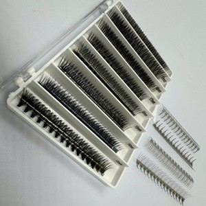 Extensiones de Pestañas de Alta Calidad de Fábrica, Ventilador Rápido 3D-20D, Ultra Velocidad, Lujo, Fácil Aplicación, Curvatura CC/DD/M/LD, Entrega Rápida - Product Image 1