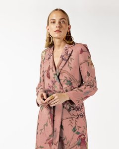 Customized Kanya Libas Two-piece Casual Women's Kaftan Wind Coat Dignified and Elegant Spring Autumn /Linen/Rayon/Cotton - Product Image 3