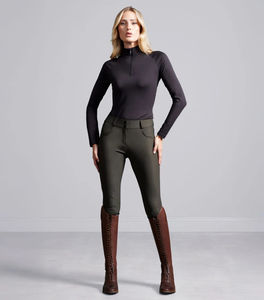 Pantalons d'équitation pour femmes respirants et confortables, coupe slim, tissu léger et durable, élégants, pour l'équitation en plein air - Product Image 1