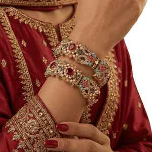 Indian/Pakistan Inspired Women's Fashion <b>Bangles</b> Wholesale Price Churiya <b>Sets</b> Elegant Jewellery Design - Product Image 5