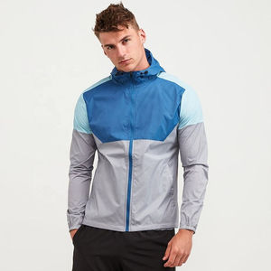 Gran oferta al por mayor Terzo Sports Men's Casual Pullover Hoodie Custom Color Block Plus Size Windbreaker para uso al aire libre - Product Image 3