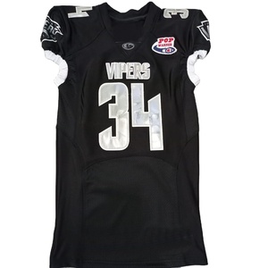Uniformes de football américain sur mesure, respirants, extensibles, à séchage rapide, en tissu sergé, grandes tailles, avec broderie du nom, du numéro et du logo. - Product Image 1