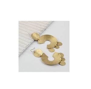 Pendientes de Oro Hechos a Mano, Pendientes de Latón Natural, Gran Venta, Mejor Calidad, Pendientes de Moda para Mujer, Diseño Más Vendido - Product Image 3