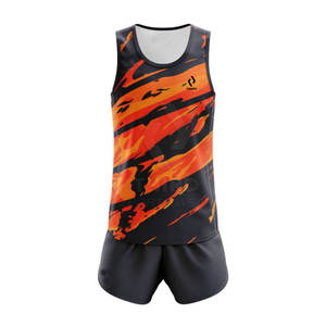 2025 Venta superior Track & Field Uniformes de pista y campo de color sólido para color personalizado - Product Image 1