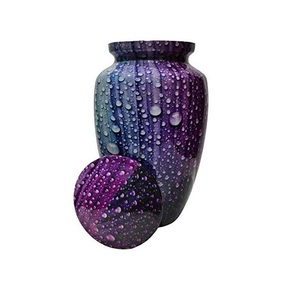 Urnes funéraires en métal plaqué or pour fournitures funéraires Urnes en métal faites à la main en gros Urne funéraire - Product Image 3