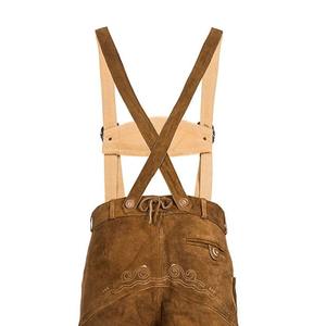 กางเกงขาสั้นบาวาเรียของผู้ชายหนังแท้ดีไซน์ดีที่สุดสไตล์บาวาเรีย - Product Image 6