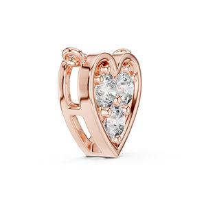 Pendentif en or jaune 14 carats avec diamant rond de laboratoire, collection de mariage, bijoux de mariée pour femmes, diamant certifié de luxe - Product Image 6