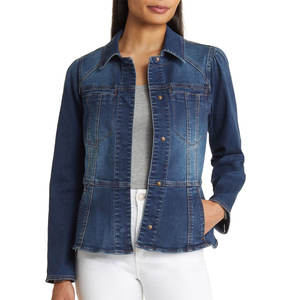 <b>Light</b> Wash Denim <b>Jacket</b> <b>For</b> <b>Women</b> Featuring Soft Fabric And Relaxed Fit Perfect <b>For</b> Spring Outfits - Product Image 1