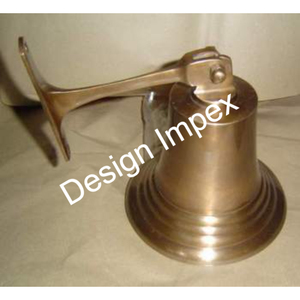 Cloche de porte suspendue 100% cloches de bateau Titanic en laiton OEM ODM personnalisé cloches antiques tenture murale fournisseur d'événement - Product Image 1