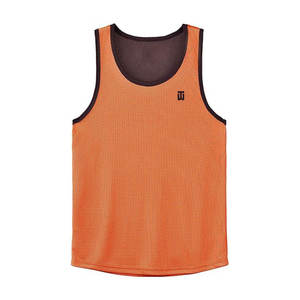 เสื้อกล้ามผู้ชายแบบใหม่ปี 2024 ผลิตตามสั่ง สีพื้น แห้งเร็ว ระบายอากาศได้ดี ผ้าฝ้ายผสมใยไผ่ ไซส์ใหญ่ สไตล์ลำลอง มีฮู้ด ถัก - Product Image 1