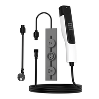 Chargeur EVSE portable Mode 2 16A 240V 3.5kW avec adaptateur V2L A+6 RCD Type 2 GB/T, contrôle par application, rail de prise personnalisé, OEM