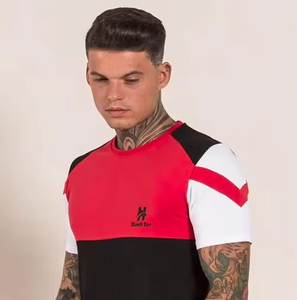 Camisetas de Manga Corta para Hombre, Tallas Grandes, 180gsm, Poliéster/Algodón de Lujo, Ecológicas, Transpirables, de Secado Rápido, Alta Calidad, Personalizables - Product Image 5