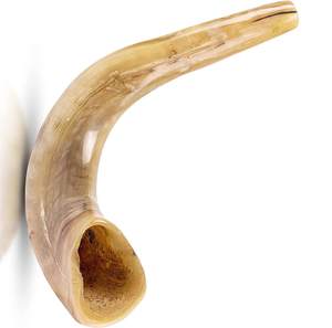 Cuerno de carnero pulido Kosher Shofar Kudu de alta calidad para Rosh Hashanah Shofar de cuerno Natural para soplar - Product Image 1