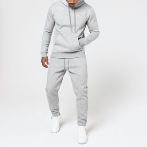 Ensemble de survêtement pour homme, coupe ajustée, 100% coton, avec logo personnalisé, pour le sport, la course, l'hiver et les loisirs, vente en gros - Product Image 1