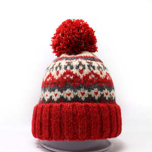 Latest Design Custom <b>Pom</b> Cuffed Pompom Wool <b>Hats</b> With Custom Logo Skiing Knit <b>Hat</b> Slouchy Beanie <b>Hat</b> - Product Image 1