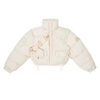 Veste matelassée légère et respirante en polyester épais pour femme, coupe personnalisée, imperméable et coupe-vent, idéale pour l'hiver