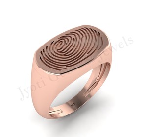 แหวนตราประทับ10X16mm ลายนิ้วมือที่มีคุณภาพสูงเครื่องประดับเงิน925สำหรับผู้ชายแหวนตราสัญลักษณ์สำหรับเป็นของขวัญที่ระลึก - Product Image 4